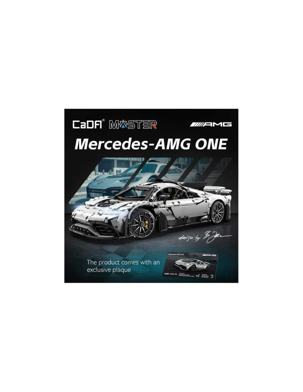 Voiture Mercedes AMG Project one 3295 pièces - CaDA Master