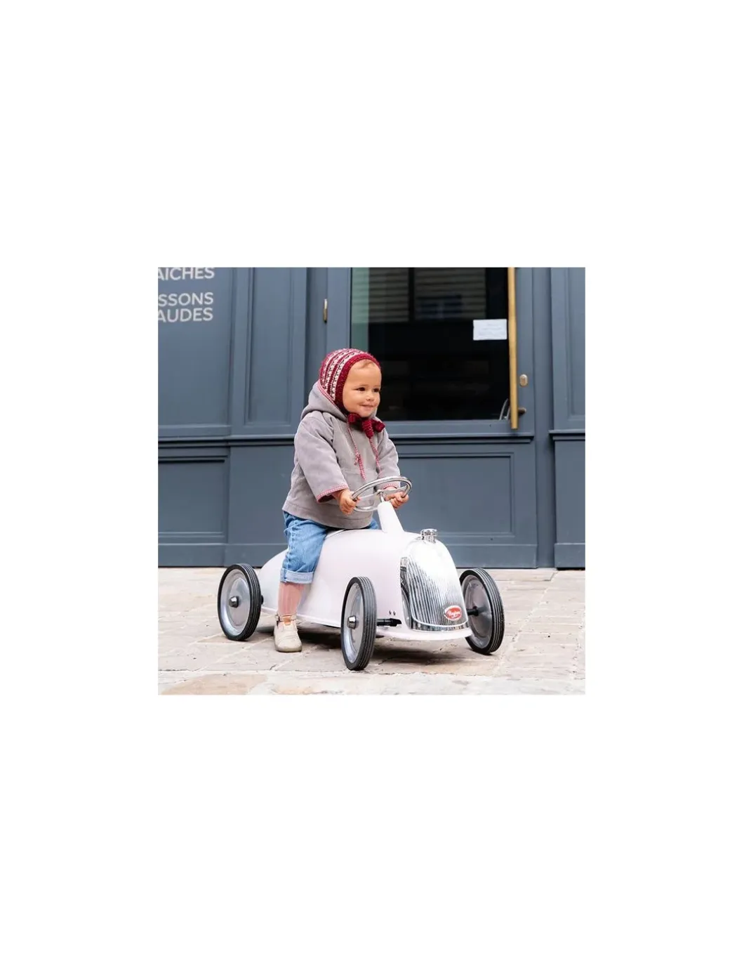 Voiture porteur rider rose - Baghera