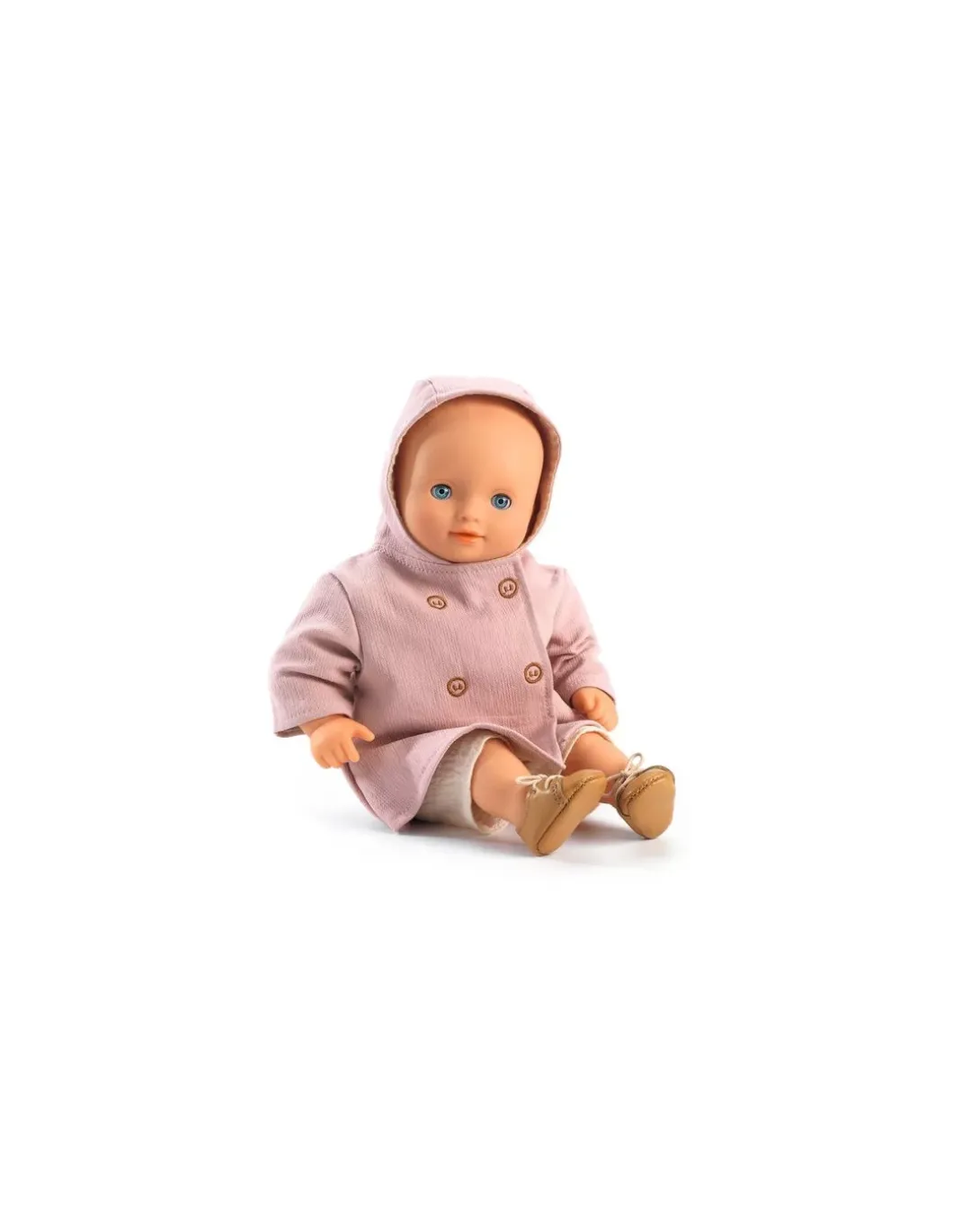 Vêtements de poupée manteau à capuche Pomea - Djeco