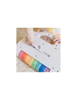 Xylophone à rouleaux arc en ciel - Tiger tribe
