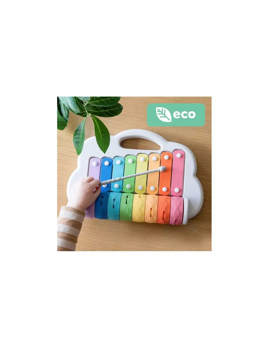 Xylophone à rouleaux arc en ciel - Tiger tribe
