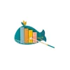 Xylophone baleine Le voyage d'Olga - Moulin Roty